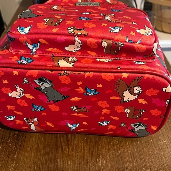 Loungefly Disney Parks Critter Red Backpack-like new - Picture 8 of 13